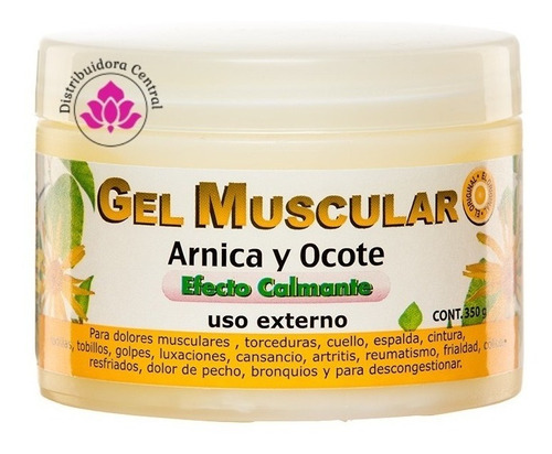 Gel Muscular Efecto Calmante Árnica Y Ocote 350grs. Florigan