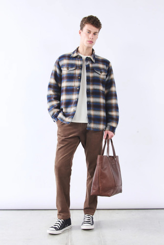 Camisaco Fran Viyela Bensimon Marrón L