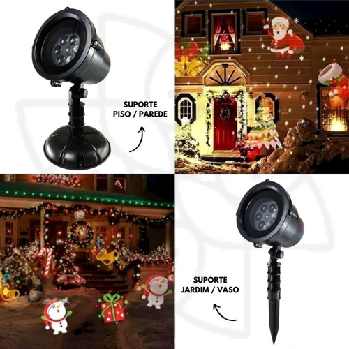 Projetor Led De Natal Decoração Externa Desenhos Natalinos | Frete grátis Projetor Led De Natal Decoração Externa Desenhos Natalinos | Frete grátis