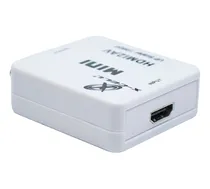 Comprar Mini Adaptador Conversor Hd Vídeo Hdmi Para Vídeo 3rca 2av
