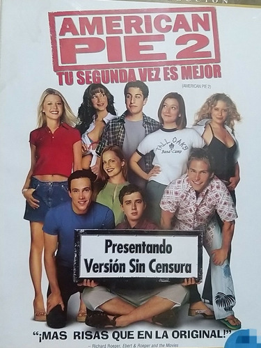 Película American Pie 2 Tu Segunda Vez Es Mejor Dvd  Comedia