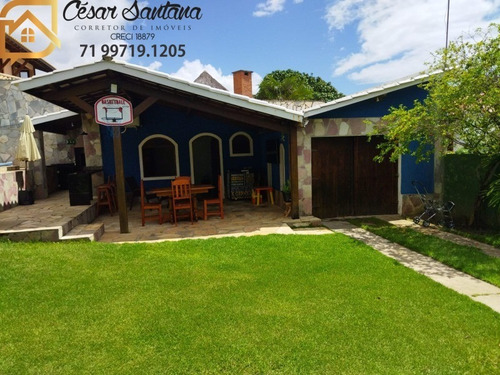 Imagem 7 de 21 de Casa 4/4 Sendo 2 Suítes, Varanda, Aldeias De Jacuípe - Barra Do Jacuípe - Ca01163 - 70537018
