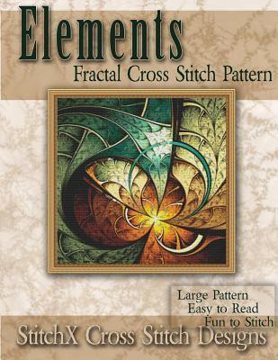 Libro Elements Fractal Cross Stitch Pattern - Tracy Warri...