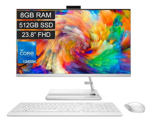 Todo En Uno Lenovo Aio Ideacentre 3 Core I5 12450h 8gb 512gb