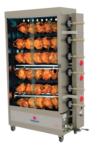 Maquina De Frango Gas Pr631tr 30 Assados Bivolt Progas
