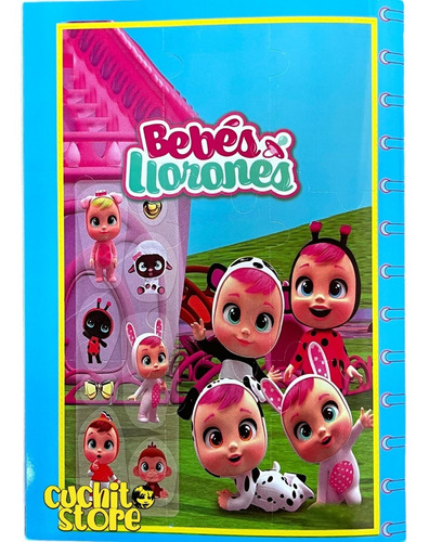 Divertilibro Libro Para Colorear Bebe Llorones Pintar Niñas