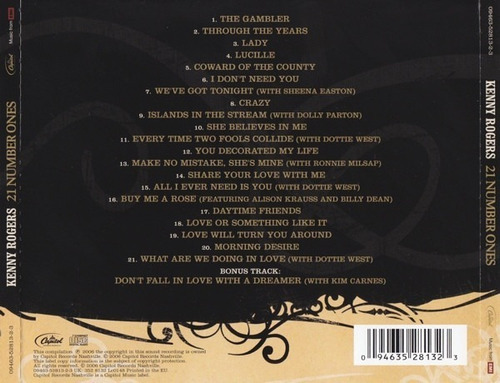 Kenny Rogers - 21 Number Ones