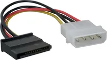 Comprar  Cable Sata Power 15 Pines Adaptador Molex 4 Pines