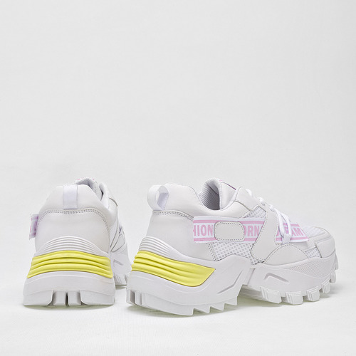 Tenis Mujer Joshua 1130 Blanco Rosa 125-271