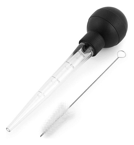 Bulbo De Succión De Silicona Turkey Baster Con Limpiador Par