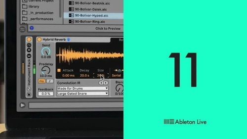 Ableton 11 Max For Live + Pack 100 Gb - Win/mac