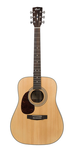 Cort Guitarra Folk Earth70 Para Zurdos Open Pore