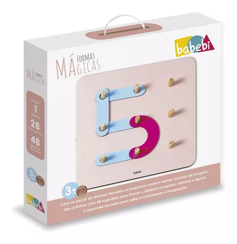 Jogo Puzzle Corda, Brinquedo Educativo Montessori