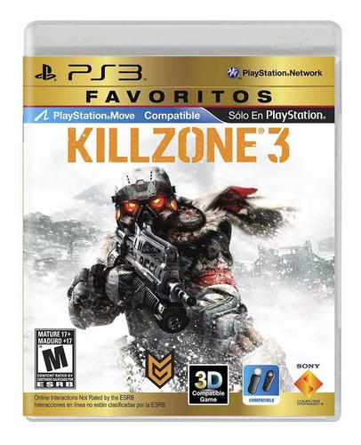 Killzone 3 Ps3: Favoritos físicos selados para Playstation 3