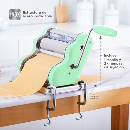 Imagen 8 de 10 de Pastalinda Máquina Clásica 200 Verde Pastel