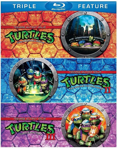 Tmnt X3 Tortugas Mutant Ninja Turtles Pelicula Bluray 1 2 3 