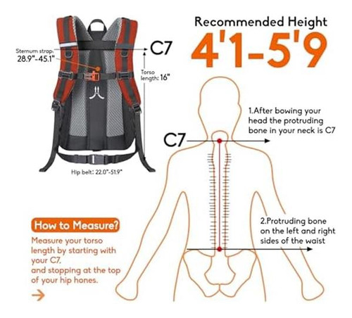 N Nevo Rhino Senderismo Mochila 25l Packle Al Aire Libre Al