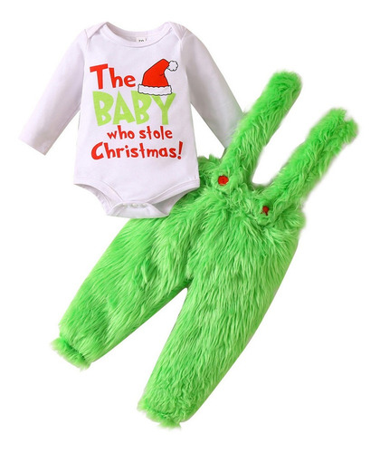 Conjunto De Ropa De Vestir Y Body Para Bebé Grinch Para Reci | Cuotas sin interés Conjunto De Ropa De Vestir Y Body Para Bebé Grinch Para Reci | Cuotas sin interés