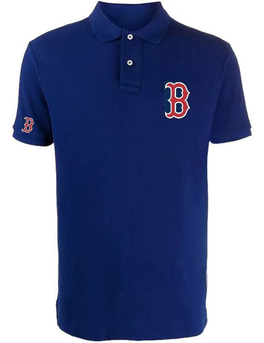 Camisa Tipo Polo Boston Red Sox