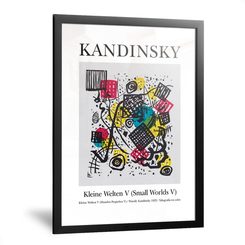 Cuadros Kandinsky Abstractos Para Living Sala De Estar 35x50