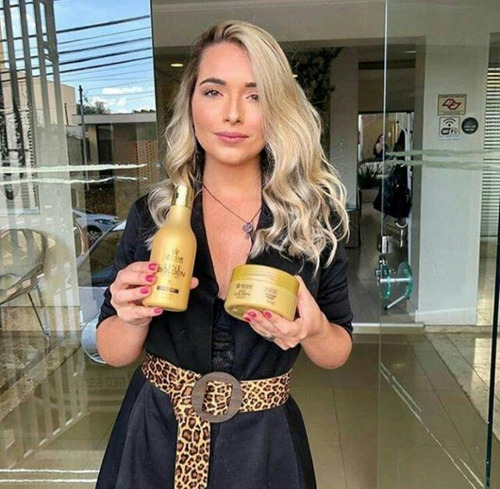 Terapia Capilar Com Shampoo De Nutrição E Máscara Hidratante