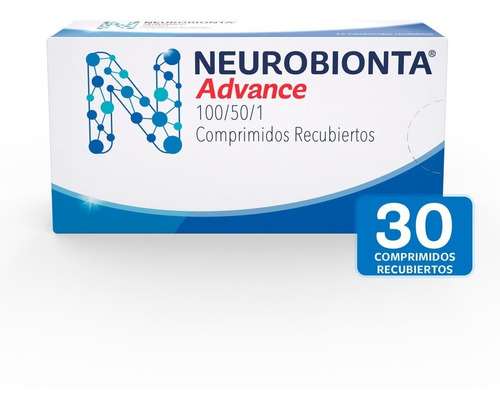 Imagen 1 de 3 de Neurobionta Advance Vitaminas B1 B6 B12 X 30 Com.
