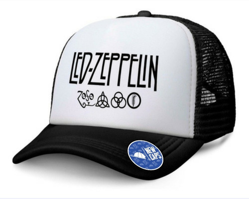 Gorras Trucker Rock Led Zeppelin Internacional New Caps
