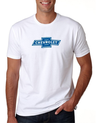 Remera Chevrolet Logo Retro 100% Algodón Calidad