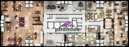 Imagem 3 de 10 de Sala Para Alugar, 32 M² Por R$ 1.400,00/mês - Jardim Aquarius - São José Dos Campos/sp - Sa0440