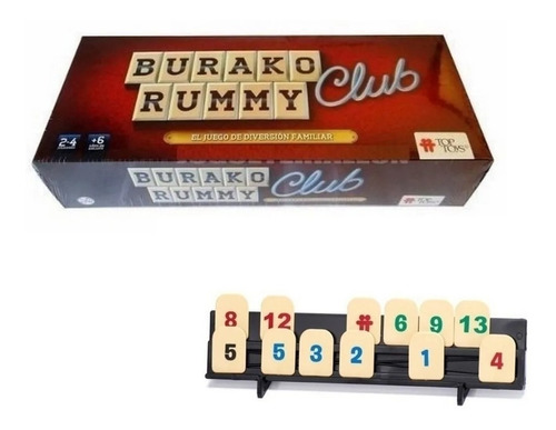 Juego Burako Rummy Club Original Top Toys Planeta Juguete