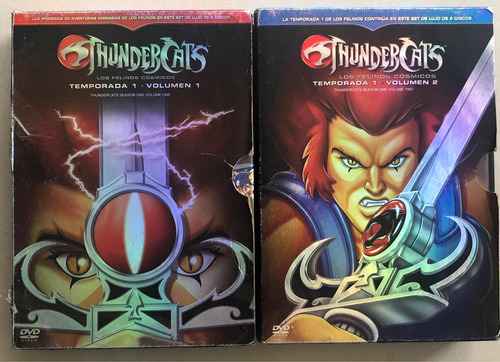 Thundercats Dvd Temporada 1 Vol. 1 Y 2