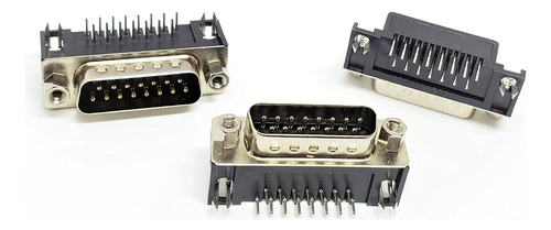 Accesorios Para Pc - Conectores Pro Db15 Macho Angulo, Paque
