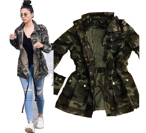 Cazadora Corta Militar/camuflaje Mujer | Envío gratis