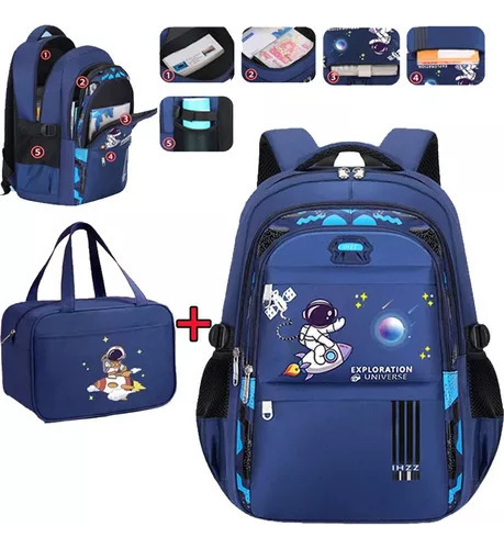 Conjunto De Dos Piezas Con Bolso De Hombro De Astronauta