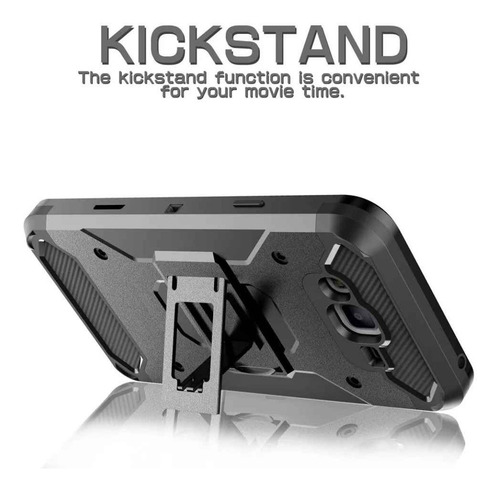 Imagen 2 de 4 de Case Galaxy S7 Normal Funda S7 C/ Parador Inclinable Negro