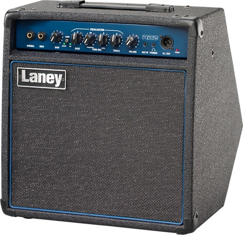 Amplificador Laney Para Bajo Eléctrico Rb2, Gris/azul
