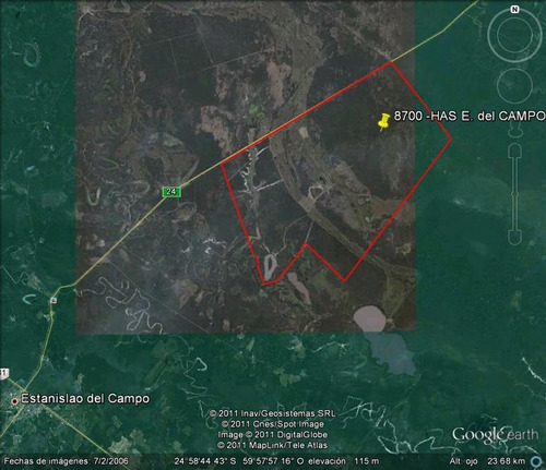 Imagen 4 de 5 de 8230 Has Campo -argentina- Formosa-estanislao Del Campo-