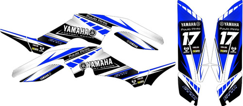 Calcos Cuatriciclo Yamaha Yfm 350 R Raptor Factory Team