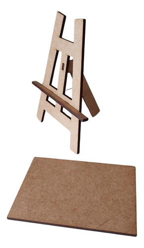 30 Mini Cavalete 13 Cm Em Mdf Cru 3mm Decoração Lembraças