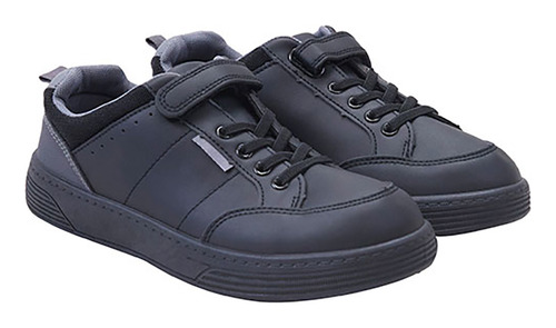 Zapatilla Niño Casual Negro Corona