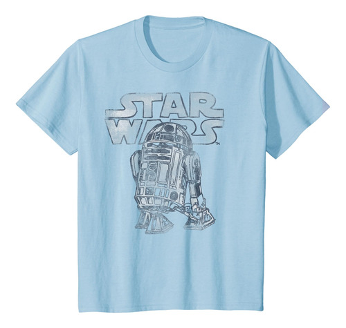 Camiseta R2-d2 Vintage, Playera Estilo Clásico Star War