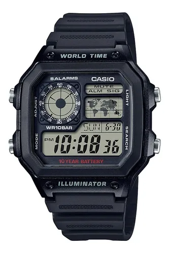 Casio clearance salarms illuminator
