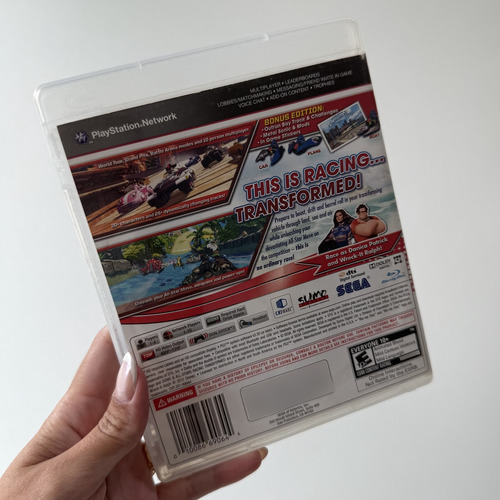 Sonic & All Stars Racing Transformed Ps3 Midia Fisica (Recondicionado)