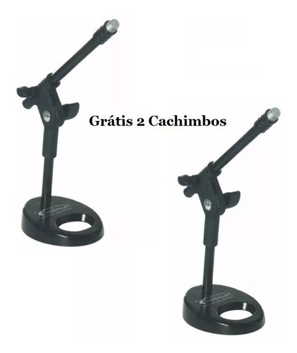 Pedestal Girafa De Mesa Para Microfone 2 Unid. Hpm56 Torelli