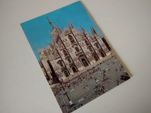 Tarjeta Postal Foto Milán Italia Usada Decada 90