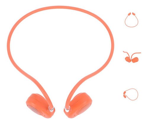 Color Naranja Auriculares Bluetooth Montados En La Oreja