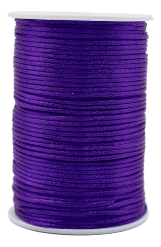 Hilo Cola De Rata Bisuteria Armado Pulsera 100mts 1.5mm Color Magenta