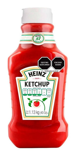 Salsa Catsup Tomate Ketchup Heinz Botella De 1.13 Kg 1 Pieza