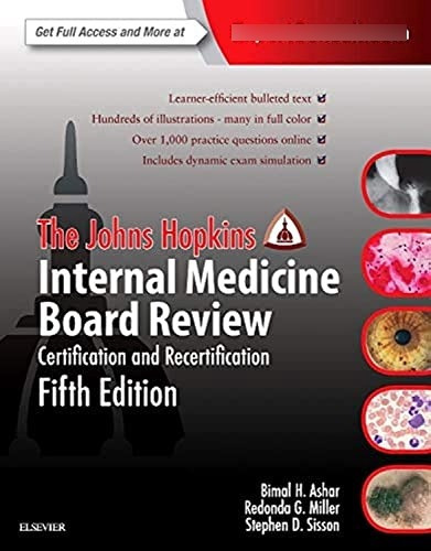 The Johns Hopkins Internal Medicine Board Review : Certification And Recertification, De Redonda Miller. Editorial Elsevier - Health Sciences Division, Tapa Blanda En Inglés