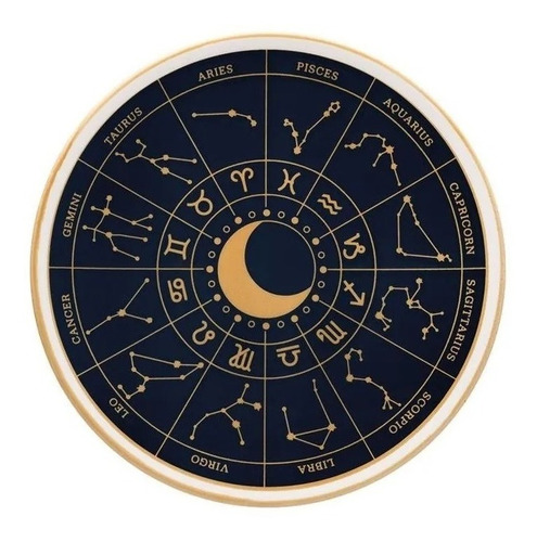 Imagem 3 de 7 de Conjunto De Lanche 3 Peças Zodiaco Oxford Porcelana
